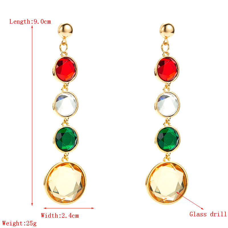 Fashion Jewelry Rhinestone Earrings For Women YWHME-593 