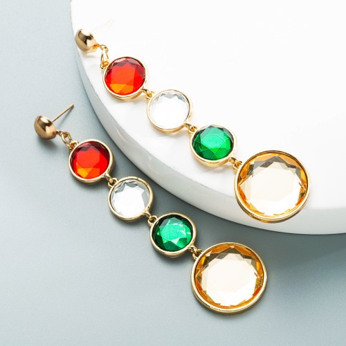 Fashion Jewelry Rhinestone Earrings For Women YWHME-593