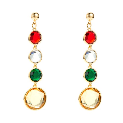 Fashion Jewelry Rhinestone Earrings For Women YWHME-593