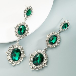 Fashion Jewelry Rhinestone Earrings For Women YWHME-594 