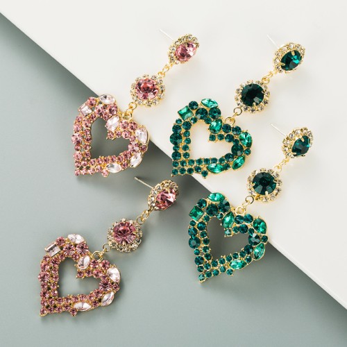 Fashion Jewelry Rhinestone Earrings For Women YWHME-595