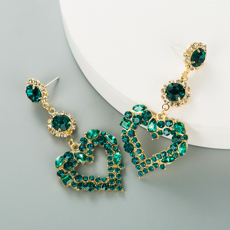 Fashion Jewelry Rhinestone Earrings For Women YWHME-595 