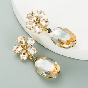 Fashion Jewelry Rhinestone Earrings For Women YWHME-596 