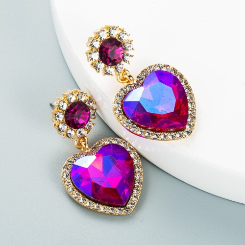 Fashion Jewelry Rhinestone Earrings For Women YWHME-597