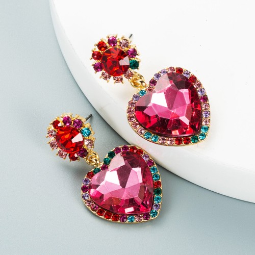 Fashion Jewelry Rhinestone Earrings For Women YWHME-597