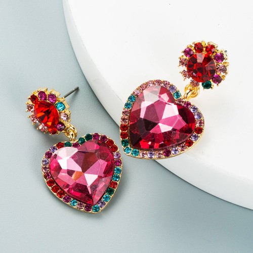 Fashion Jewelry Rhinestone Earrings For Women YWHME-597