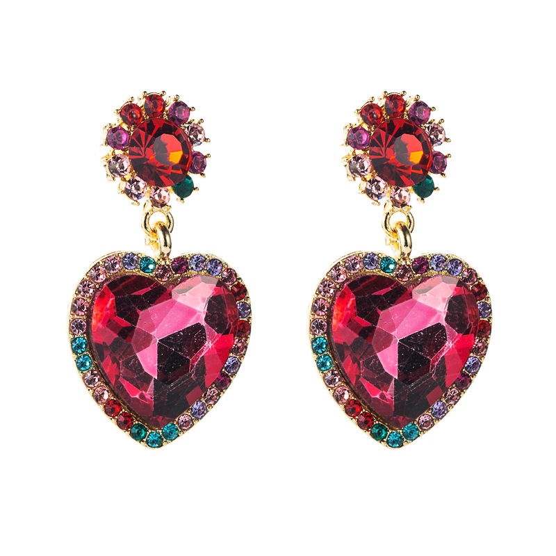 Fashion Jewelry Rhinestone Earrings For Women YWHME-597 