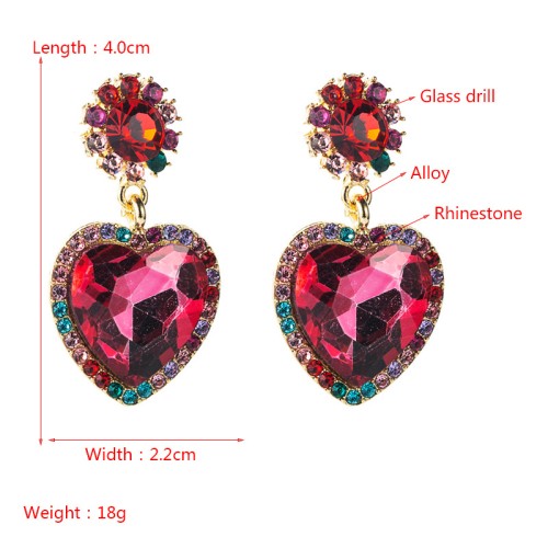 Fashion Jewelry Rhinestone Earrings For Women YWHME-597