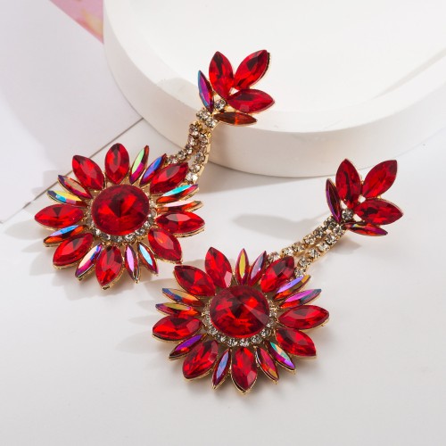 Fashion Jewelry Rhinestone Earrings For Women YWHME-598