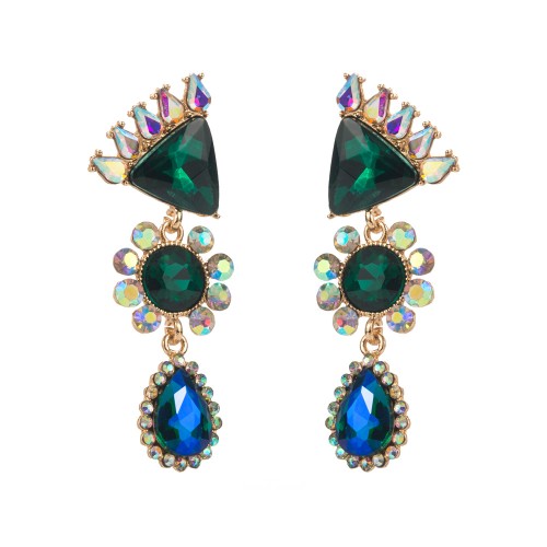 Fashion Jewelry Rhinestone Earrings For Women YWHME-599