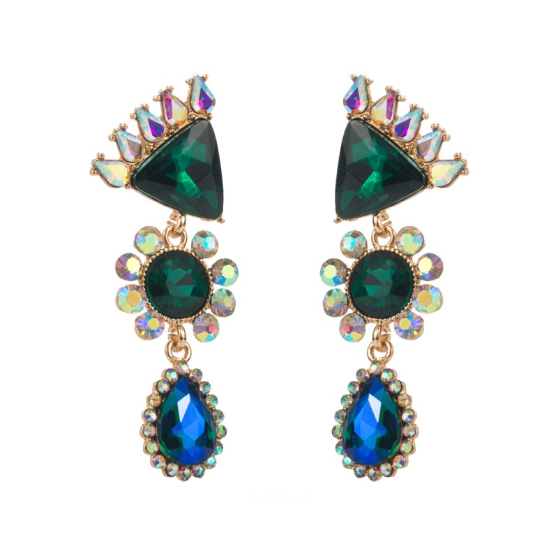 Fashion Jewelry Rhinestone Earrings For Women YWHME-599 