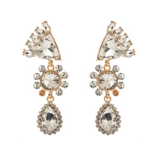 Fashion Jewelry Rhinestone Earrings For Women YWHME-599