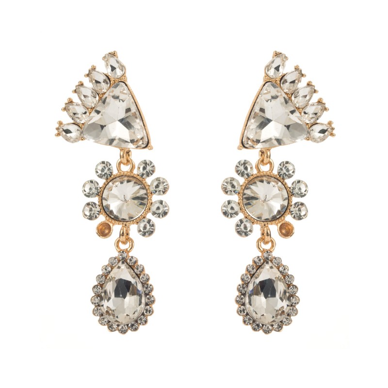 Fashion Jewelry Rhinestone Earrings For Women YWHME-599 