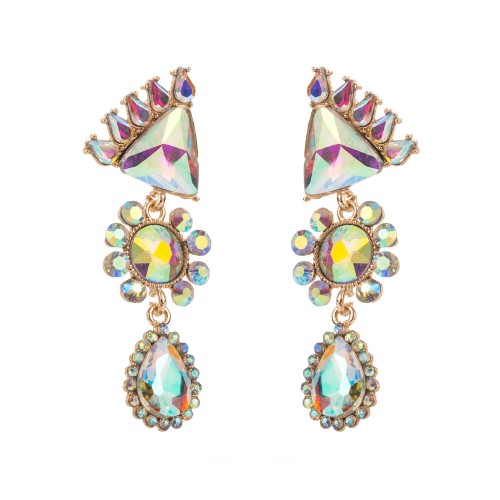 Fashion Jewelry Rhinestone Earrings For Women YWHME-599