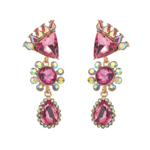 Fashion Jewelry Rhinestone Earrings For Women YWHME-599