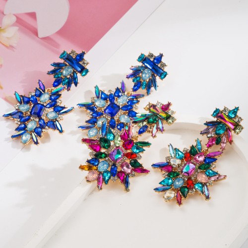 Fashion Jewelry Rhinestone Earrings For Women YWHME-600