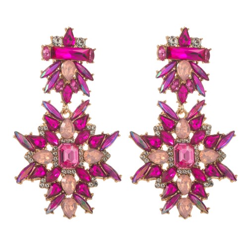 Fashion Jewelry Rhinestone Earrings For Women YWHME-600