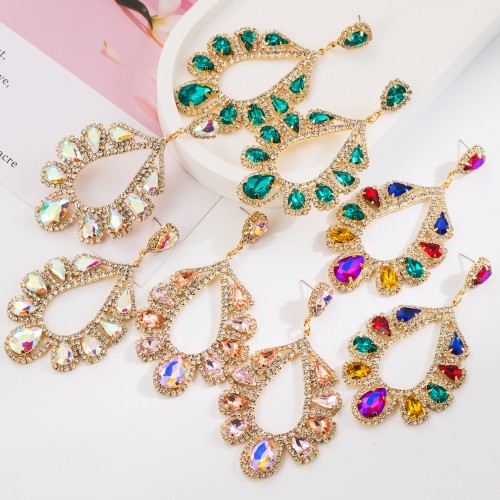 Fashion Jewelry Rhinestone Earrings For Women YWHME-601