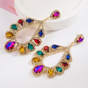 Fashion Jewelry Rhinestone Earrings For Women YWHME-601 