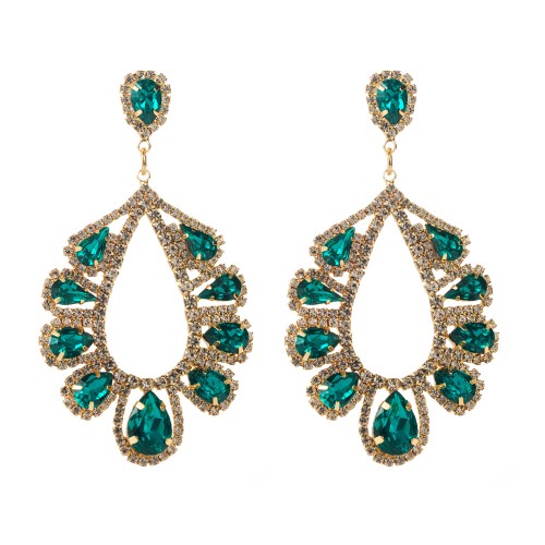 Fashion Jewelry Rhinestone Earrings For Women YWHME-601