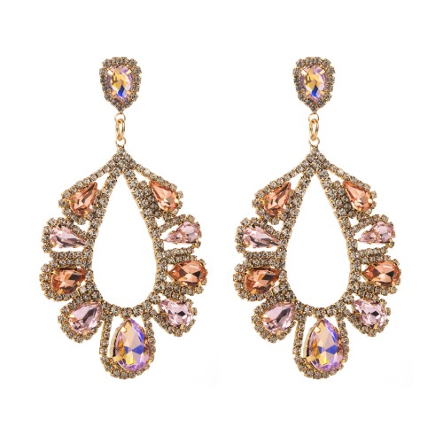 Fashion Jewelry Rhinestone Earrings For Women YWHME-601