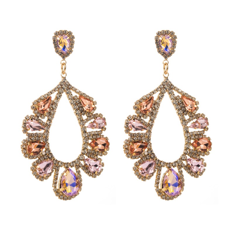 Fashion Jewelry Rhinestone Earrings For Women YWHME-601 