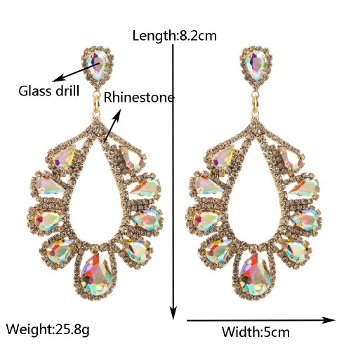 Fashion Jewelry Rhinestone Earrings For Women YWHME-601