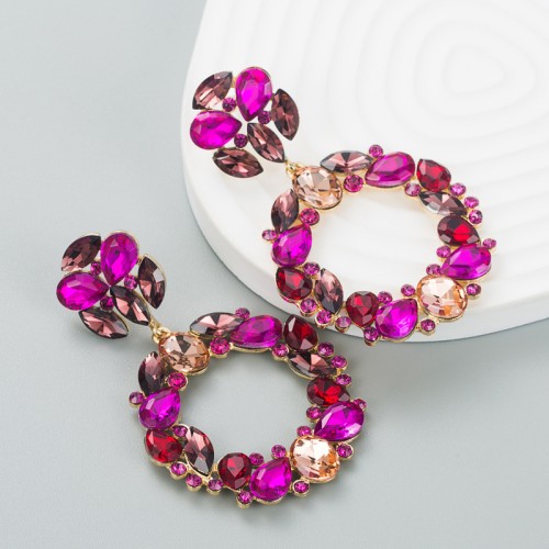 Fashion Jewelry Rhinestone Earrings For Women YWHME-602