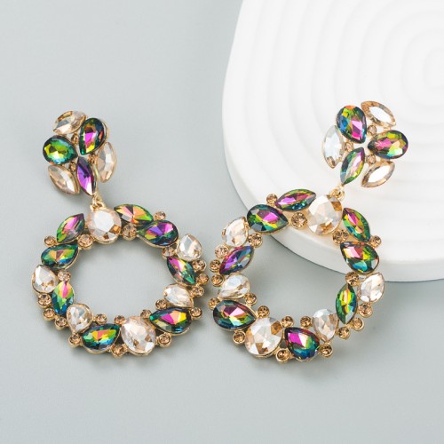 Fashion Jewelry Rhinestone Earrings For Women YWHME-602