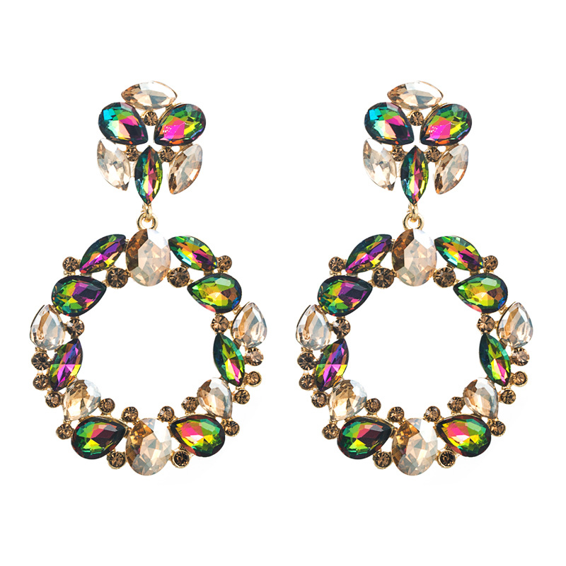 Fashion Jewelry Rhinestone Earrings For Women YWHME-602 