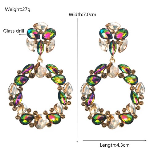 Fashion Jewelry Rhinestone Earrings For Women YWHME-602