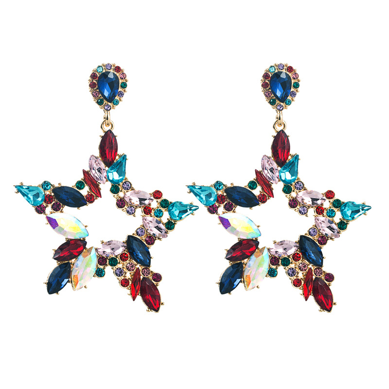 Fashion Jewelry Rhinestone Earrings For Women YWHME-603 