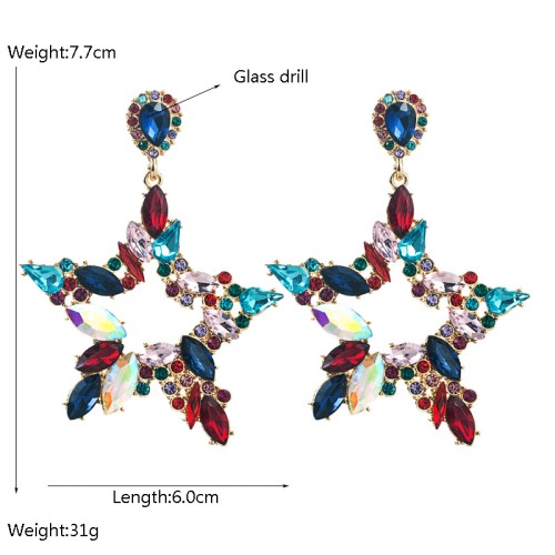 Fashion Jewelry Rhinestone Earrings For Women YWHME-603