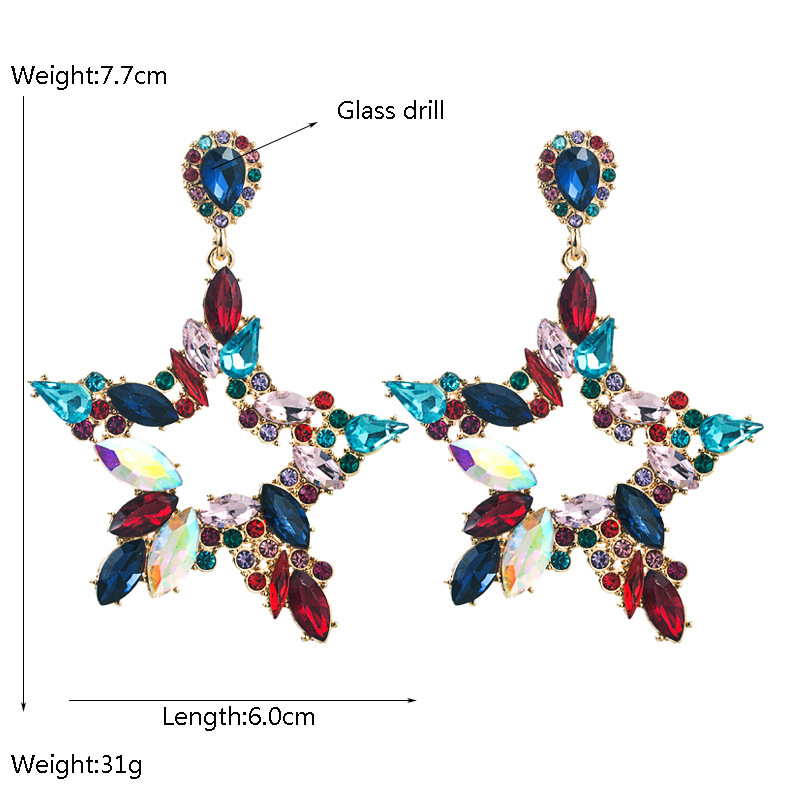 Fashion Jewelry Rhinestone Earrings For Women YWHME-603 