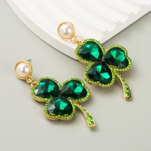 Fashion Jewelry Rhinestone Earrings For Women YWHME-604 