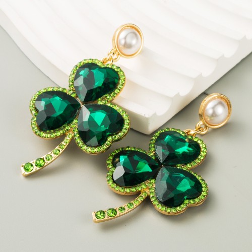 Fashion Jewelry Rhinestone Earrings For Women YWHME-604