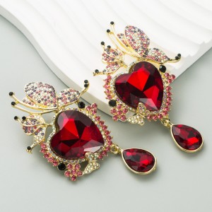 Fashion Jewelry Rhinestone Earrings For Women YWHME-605 