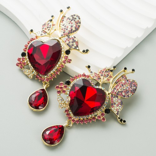 Fashion Jewelry Rhinestone Earrings For Women YWHME-605