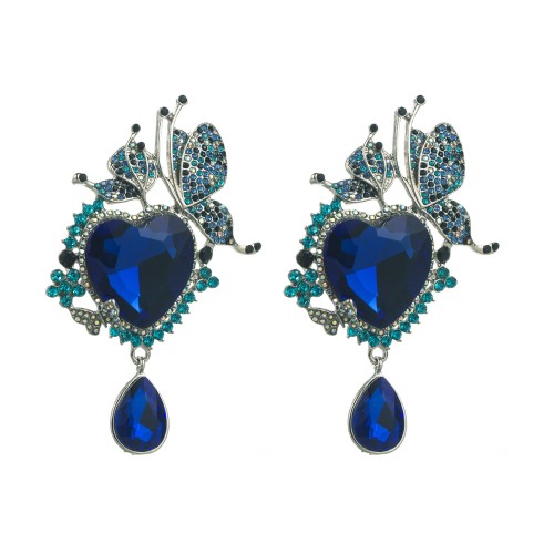 Fashion Jewelry Rhinestone Earrings For Women YWHME-605