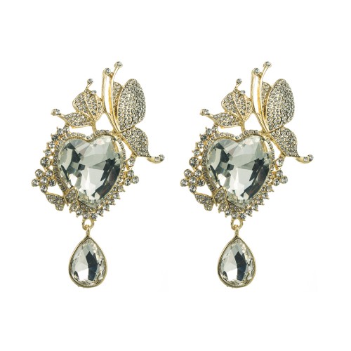 Fashion Jewelry Rhinestone Earrings For Women YWHME-605