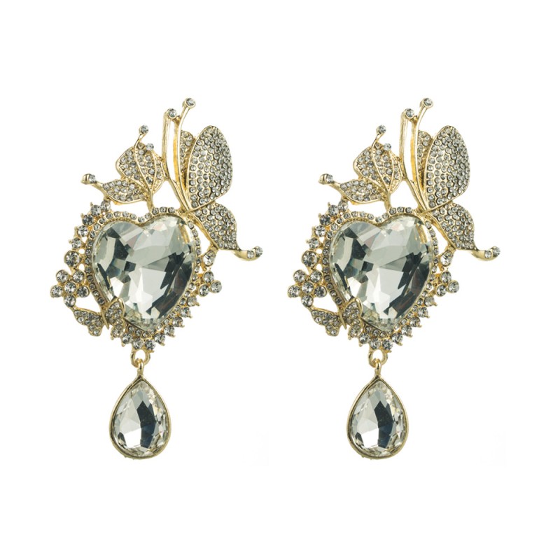 Fashion Jewelry Rhinestone Earrings For Women YWHME-605 