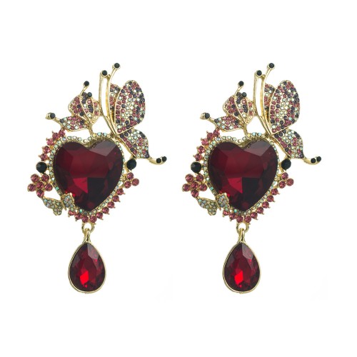 Fashion Jewelry Rhinestone Earrings For Women YWHME-605