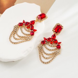 Fashion Jewelry Rhinestone Earrings For Women YWHME-606 