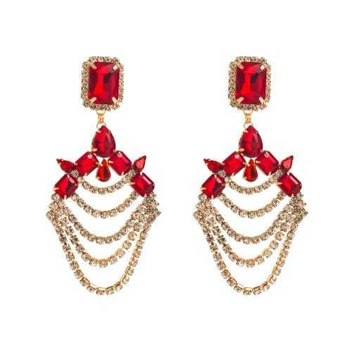 Fashion Jewelry Rhinestone Earrings For Women YWHME-606