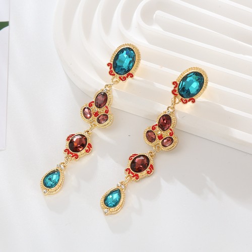 Fashion Jewelry Rhinestone Earrings For Women YWHME-607