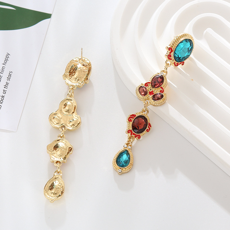 Fashion Jewelry Rhinestone Earrings For Women YWHME-607 