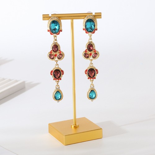 Fashion Jewelry Rhinestone Earrings For Women YWHME-607