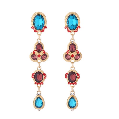 Fashion Jewelry Rhinestone Earrings For Women YWHME-607