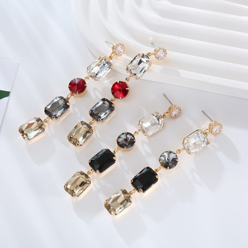 Fashion Jewelry Rhinestone Earrings For Women YWHME-608