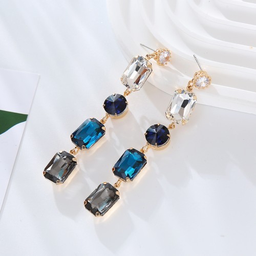 Fashion Jewelry Rhinestone Earrings For Women YWHME-608